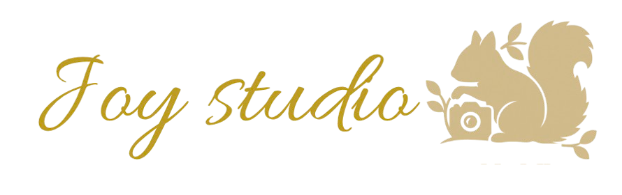 出張撮影サービス「Joy studio（ジョイスタジオ／Joystudio／JOYSTUDIO）」のブランドロゴ画像。家族写真・ウェディング撮影などを行う千葉のフォトスタジオです。
